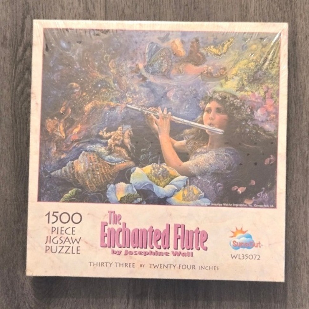 The Enchanted Flute by Josephine Wall SunsOut 1500 Piece Jigsaw Puzzle Sealed
